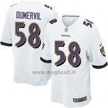 Maglia NFL Game Bambino Baltimore Ravens Dumervil Bianco