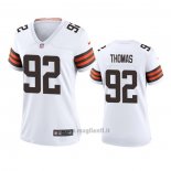 Maglia NFL Game Donna Cleveland Browns Chad Thomas 2020 Bianco