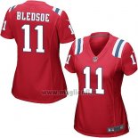 Maglia NFL Game Donna New England Patriots Bledsoe Rosso
