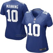 Maglia NFL Game Donna New York Giants Manning Blu