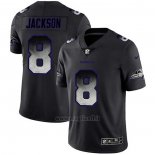 Maglia NFL Limited Baltimore Ravens Jackson Smoke Fashion Nero