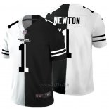 Maglia NFL Limited Carolina Panthers Newton White Black Split