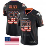 Maglia NFL Limited Denver Broncos Miller Rush USA Flag Nero