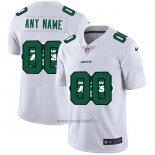 Maglia NFL Limited New York Jets Personalizzate Logo Dual Overlap Bianco