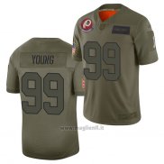 Maglia NFL Limited Washington Commanders Chase Young 2019 Salute To Service Verde