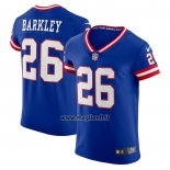 Maglia NFL Elite New York Giants Saquon Barkley Classic Vapor Blu