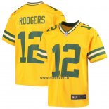 Maglia NFL Game Bambino Green Bay Packers Aaron Rodgers Inverted Or