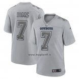 Maglia NFL Game Dallas Cowboys Trevon Diggs Atmosphere Fashion Grigio