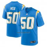 Maglia NFL Game Los Angeles Chargers David Moa Home Blu