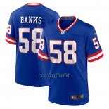 Maglia NFL Game New York Giants Carl Banks Classic Retired Blu