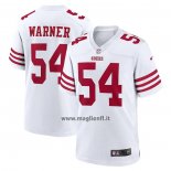Maglia NFL Game San Francisco 49ers Fred Warner Bianco2