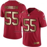 Maglia NFL Gold Legend Atlanta Falcons Worrilow Rosso