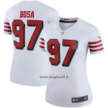 Maglia NFL Legend Donna San Francisco 49ers Nick Bosa Bianco Color Rush