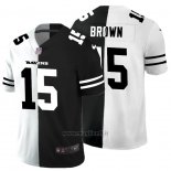 Maglia NFL Limited Baltimore Ravens Brown White Black Split