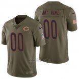 Maglia NFL Limited Chicago Bears Personalizzate 2017 Salute To Service Verde
