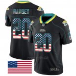 Maglia NFL Limited Jacksonville Jaguars Ramsey Rush USA Flag Nero