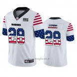 Maglia NFL Limited Las Vegas Raiders Josh Jacobs Independence Day Bianco
