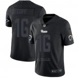 Maglia NFL Limited Los Angeles Rams Goff Black Impact
