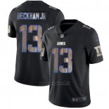 Maglia NFL Limited New York Giants Beckham JR Black Impact