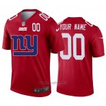 Maglia NFL Limited New York Giants Personalizzate Big Logo Number Rosso