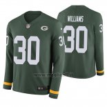 Maglia NFL Therma Manica Lunga Green Bay Packers Jamaal Williams Verde