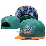 Cappellino Miami Dolphins Arancione Verde