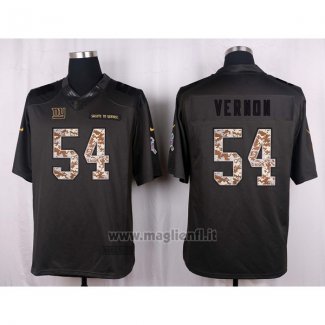 Maglia NFL Anthracite New York Giants Vernon 2016 Salute To Service