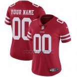 Maglia NFL Donna San Francisco 49ers Personalizzate Rosso