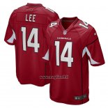 Maglia NFL Game Arizona Cardinals Andy Lee 14 Rosso