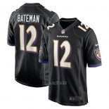 Maglia NFL Game Baltimore Ravens Rashod Bateman Nero