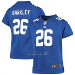 Maglia NFL Game Bambino New York Giants Saquon Barkley Blu2