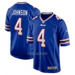 Maglia NFL Game Buffalo Bills Jaquan Johnson 4 Blu