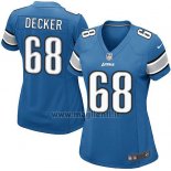 Maglia NFL Game Donna Detroit Lions Decker Blu
