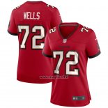 Maglia NFL Game Donna Tampa Bay Buccaneers Josh Wells Rosso