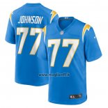 Maglia NFL Game Los Angeles Chargers Zion Johnson 2022 NFL Draft Pick Blu