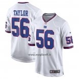Maglia NFL Game New York Giants Lawrence Taylor Retired Bianco