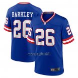 Maglia NFL Game New York Giants Saquon Barkley Classic Blu