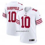 Maglia NFL Game San Francisco 49ers Jimmy Garoppolo Bianco