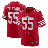 Maglia NFL Game San Francisco 49ers Jon Feliciano Rosso