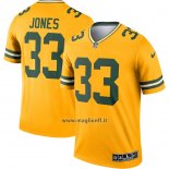 Maglia NFL Legend Green Bay Packers Aaron Jones Inverted Or