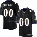 Maglia NFL Limited Baltimore Ravens Personalizzate Nero