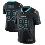 Maglia NFL Limited Carolina Panthers Kawann Short Nero Color Rush 2018 Lights Out