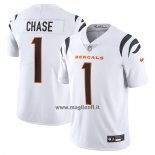 Maglia NFL Limited Cincinnati Bengals Ja'marr Chase Vapor Untouchable Bianco