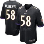 Maglia NFL Game Bambino Baltimore Ravens Dumervil Nero