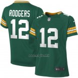 Maglia NFL Game Bambino Green Bay Packers Aaron Rodgers Verde2