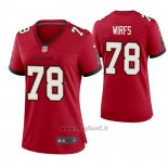 Maglia NFL Game Donna Tampa Bay Buccaneers 78 Tristan Wirfs 2020 Rosso