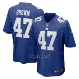 Maglia NFL Game New York Giants Cam Brown Blu