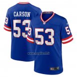 Maglia NFL Game New York Giants Harry Carson Classic Retired Blu