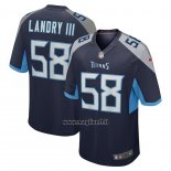 Maglia NFL Game Tennessee Titans Harold Landry III Blu