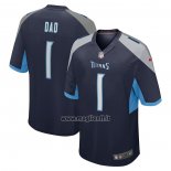 Maglia NFL Game Tennessee Titans Number 1 Dad Blu